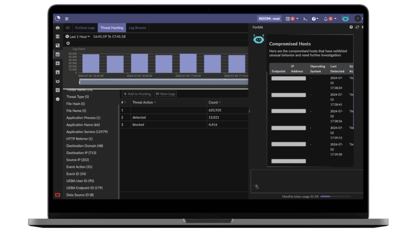 FortiAnalyzer Screenshot - VST ECS (3)